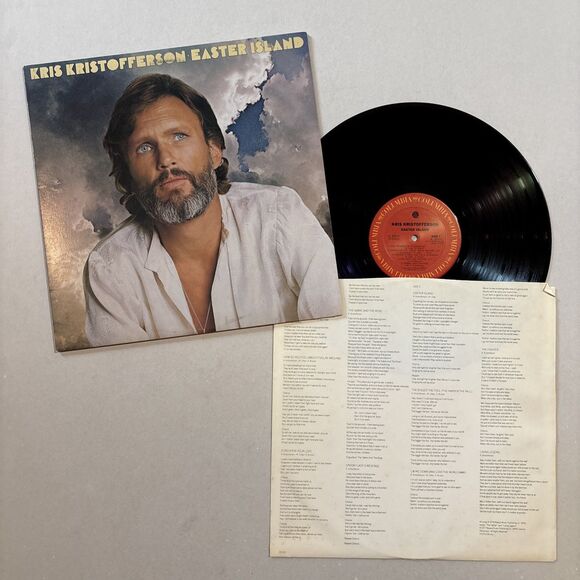 Kris Kristofferson Vinyl LP Lot Set Of 5 • Easter Island, Repossessed, The Bone - Picture 6 of 11